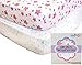 My Tiny Tot Baby Crib Sheets Boy or Girl (2 Pack) – Organic Cotton Fitted Crib Sheet Set for Baby Crib Mattress – Extra Soft, Premium Baby Nursery Bedding – Pink