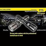 Nitecore P25 CREE XM-L2 960LM USB Tactical LED Flashlight ; Black color