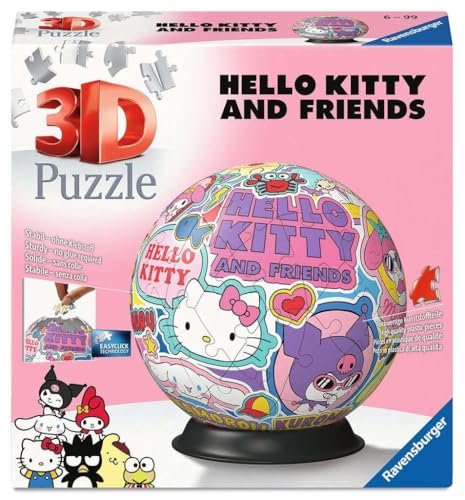 Ravensburger 3D Puzzle-Ball and Friends - Puzzle ab 6 Jahre