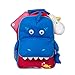 Ocean Blue Shark Dimensional Animal Shape Water Resistant Preschool Backpack