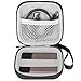 BOVKE Carrying Case for Samsung T3 T5 Portable SSD 250GB 500GB 1TB 2TB USB 3.0 External SSD Solid State Hard Drives Shockproof Storage Travel Case Bag, Black