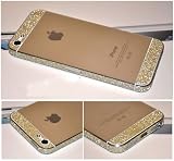 Bumper Side Luxury Glitter Bling Sticker Skin for iPhone 5 Gold Color