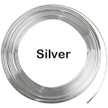 YIJINSHENG 3metres x 6MM Universal U Shape Custom Chrome Plated DIY Moulding Trim Strip Line for Sedan Car Pickup Air Vent Door Edge Decoration(Silver)