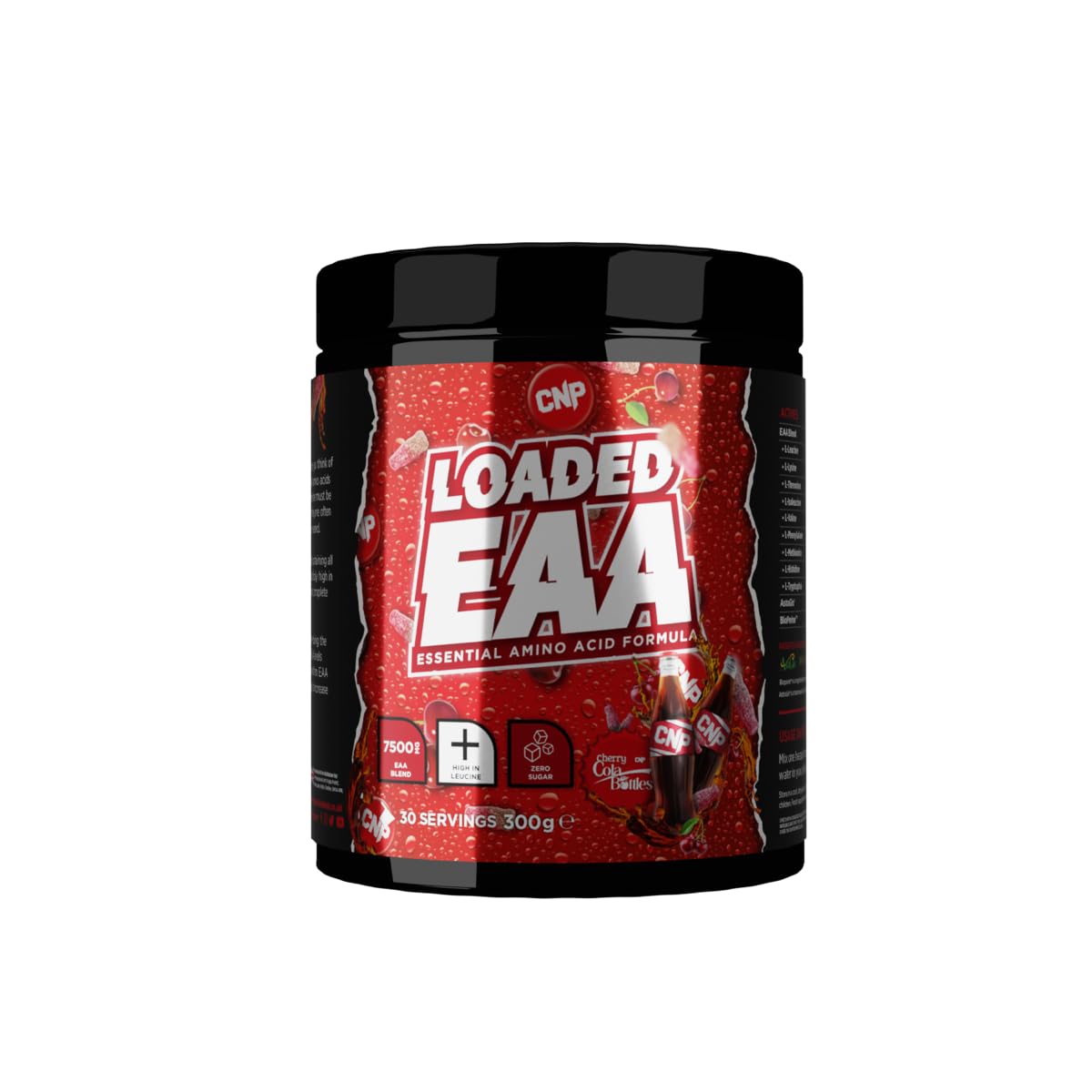 CNP Professional Loaded EAAs, Essential Amino Acids, BCAAs, Muscle Repair & Recovery Powder, 300g / 100g and 30/10 Servings, 12 Delicious Flavours (Cherry Cola, 300g)