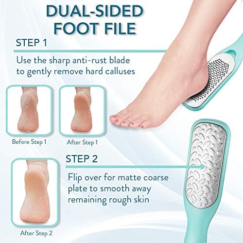 Callus Remover For Feet Double Sided Dead Skin Remover Rough Pedicure Foot File For Exfoliation Fine Foot Scrubber For Smoothing Softening Skin Amazon Sg Beauty