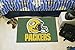 FANMATS 5757 Green Bay Packers Starter Mat Accent Rug - 19in. x 30in. | Sports Fan Home Decor Rug and Tailgating Mat - Packers Helmet Logo