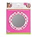 LockerLookz Pink Gingham Locker Bin and Mirror Set (2 Piece Bundle)