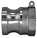 Duda Energy CamPlug-F050 304 Stainless Steel Cam-and-Groove Pipe Fitting Adapter 1/2