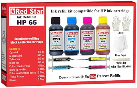 Color Ink Refill kit Suitable for HP 65 