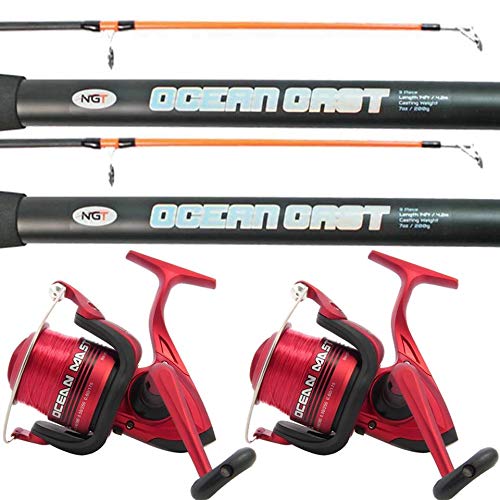 beachcaster rod and reel