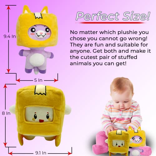 Fox or Box Plush Doll Toy Plushie Stuffed Animal Toys for Gifts