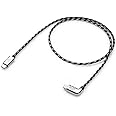 Volkswagen 000051446BB Connection Cable Data Cable USB-C to Apple Lightning Cable Premium 70 cm Angled Silver