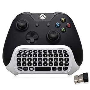 BestFire Xbox One / One S Mini Keyboard 47 Keys Wireless 2.4G Practical Mini Handheld Keyboard Gaming Message Gamepad…