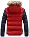 Wantdo Men's Casual Fur Hooded Qulited Jacket