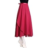 Lovdaswi Women Ballet Wrap Skirt Long Sheer Dance Skirts