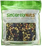 Sincerely Nuts Hikers Trail Mix 5 Lb - Black Raisins, Peanuts , Choco Buttons, Cashews, Golden Raisins , Almonds
