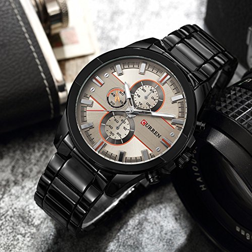 Relojes de Pulsera de Acero para Hombre, Estilo Casual, Resistente al Agua, Relojes de Cuarzo, Recarga Masculino - Imagen 3