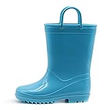 EUXTERPA Boys Girls Waterproof Rain Boots Kids