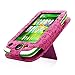 ACdream LeapPad Platinum Case, PU Leather Cover Case for Leapfrog LeapPad Platinum Kids Learning Tablet (NOT FIT LeapPad3), Hot Pink Pattern