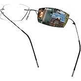 UXAOSVME Progressive Transition Multifocal Reading Glasses Blue Light Blocking Photochromic Sunglasses Rimless Readers