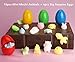 LightAngel 16pcs Squishy Toys Filled Easter Eggs,Easter Basket Stuffer Fillers,Food Grade Prefilled Easter Eggs with Surprise Funny Toys,Prize Rewards for kids,Soft Stress Relief