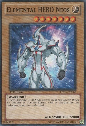Yu-Gi-Oh! - Elemental HERO Neos (LCGX-EN008) - Legendary Collection 2 - 1st Edition - Common