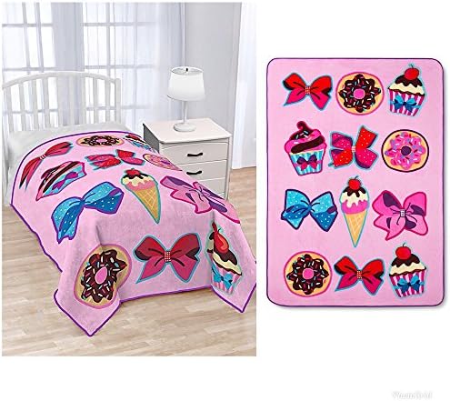 Nickelodeon Jojo Siwa Pink Twin Size Bedding Blanket