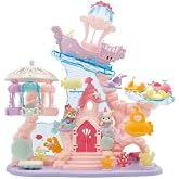 Calico Critters - Baby Mermaid Castle - Calico Land Amusement Series | An undersea palace for tiny royalty - shimmering turrets and sweet accessories for splashy make-believe adventures, Ages 3+