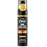 The MORE 3 in 1 Lace Tint Mousse, 6.76 Fl Oz, Light Brown | Concealer for Lace Wigs, Hair Wigs, Toupees and Hair Pieces, Colored Edge Tamer