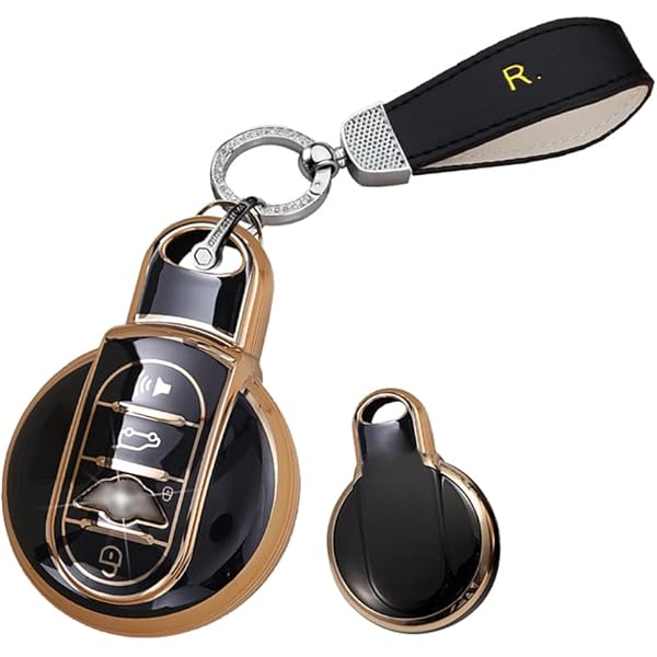 SANRILY Sliver-edge Key Fob Cover For Mini Cooper Countryman S ONE JCW - View #4