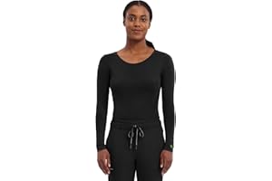 Healing Hands Women's Underscrub Soft Knit Melissa Longsleeve Scrub Tee with Breathable & Easy Care Fabric 5047