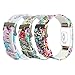 Fitbit Charge 2 Rubber Band, Fitbit Accessories Wrist Band Strap for Fitbit Charge 2, Pack of 3