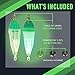 Green LED Underwater Night Fishing Light Lure for Attracting Bait and Fish | Effective For Up To 2,100 Feet (No External Batteries Required)