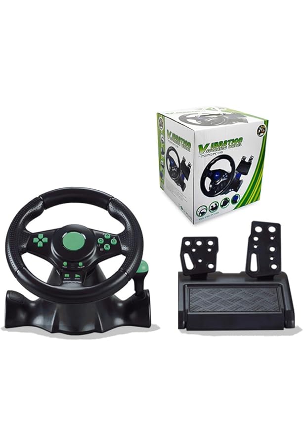 Volant Driving Force Pro Logitech – Force Feedback, Pour PS2 (occasion)
