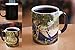 Morphing Mugs Disney - Beauty and the Beast - Picnic - Thomas Kinkade - One 11 oz Color Changing Heat Sensitive Ceramic Mug – Image Revealed When HOT Liquid Is Added!