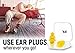 PQ Earplugs for Sleep - Comfortable & Reusable Ear Plugs for Side Sleepers - Sound Blocking Level 32 dB - Noise Cancelling for Snoring & Reusable Ear Plugs for Swimming & Traveling