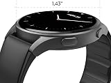 Hama 8900 Smart Watch GPS AMOLED 43mm Black Telephone Alexa Features view 5