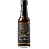 Savory Spice Vegan Worcestershire Sauce, Gluten-Free &amp; Anchovy-Free (5 oz) | Rich Umami Flavor for Marinades, Bloody Marys, Chicken, Steak, Burgers &amp; Chex Mix, 60-Day Bottle-Aged