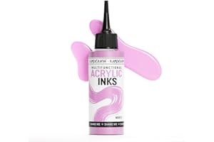 Kamenskaya Acrylic Inks for Artists - 'Blush' Acrylic Ink, 3.38 Fl Oz (100 ml)