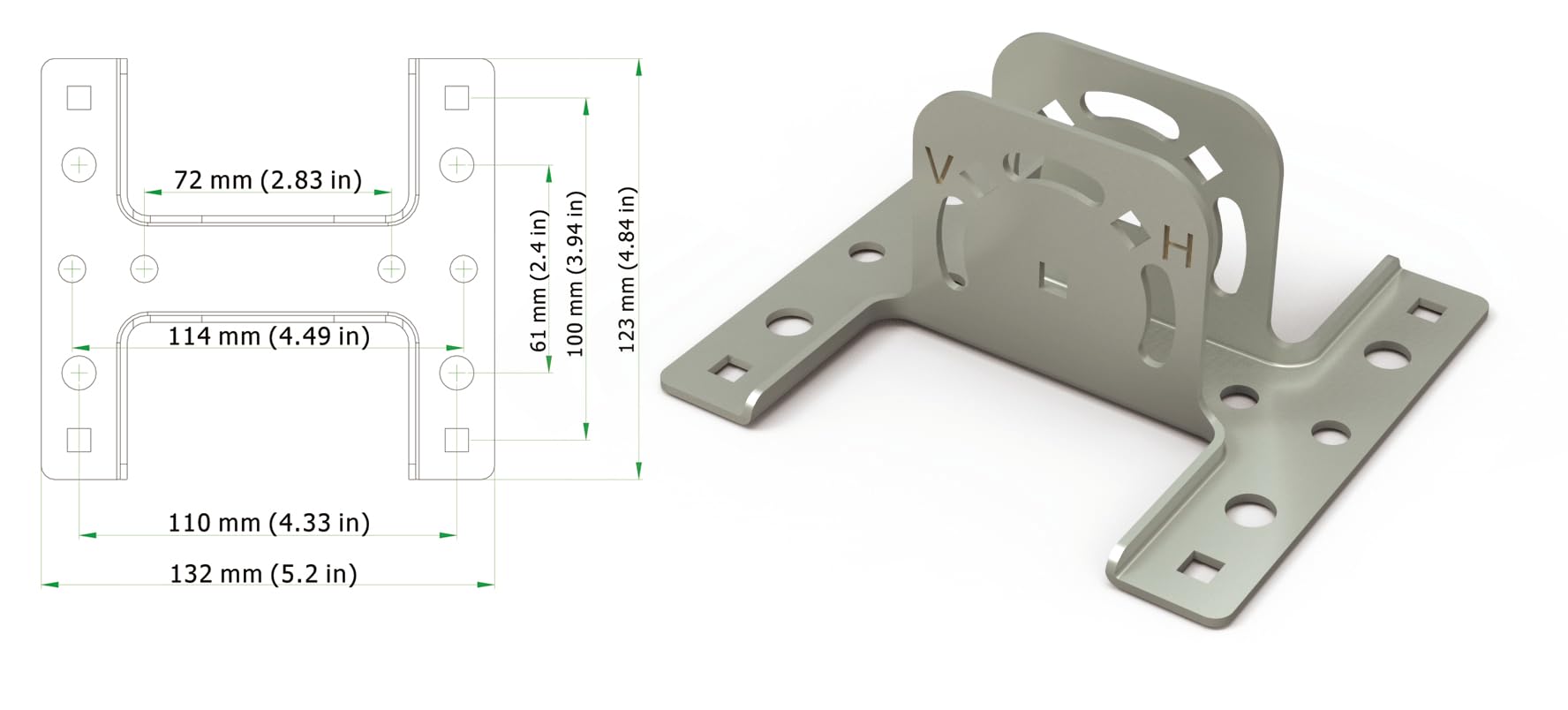 Adjustable Antenna Mounting Pole – Universal J-Pipe Mount for Antennas & Weather Stations with Mounting Bracket – Solid Structure, Weatherproof, Easy Installation (1