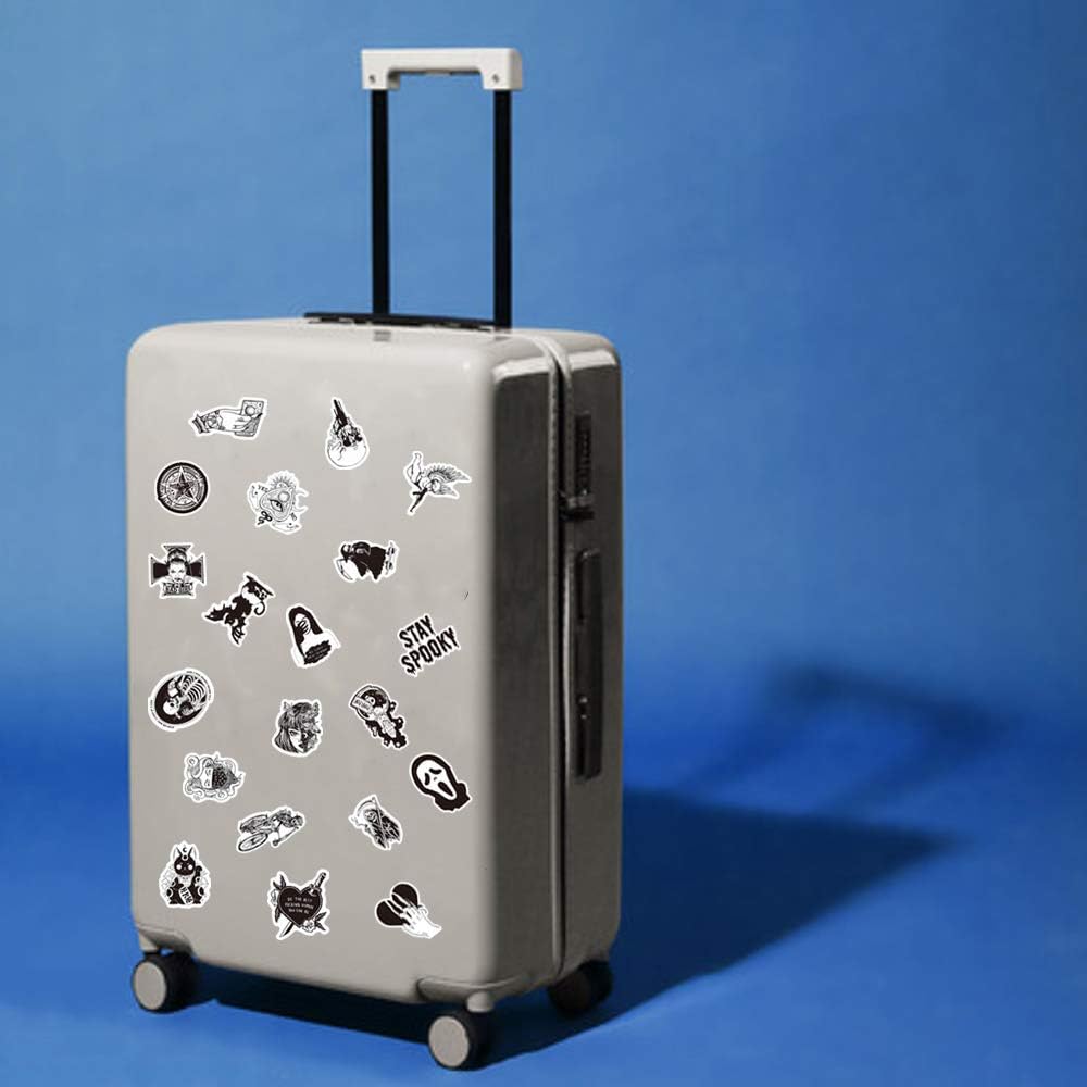 Amazon Co Jp ゴシックステッカー ビッグ50枚 グラフィティ アニメ 防水 トレンディ 大人用ステッカー ウォーターボトル ノートパソコン 電話 車 スケートボード 旅行 スーツケース 丈夫なビニール100 ホーム キッチン