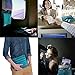 NKTM Travel Wallet - Unisex Adult Ocean Blue Modern Lightweight Nylon Passport Wallet with Zipper, 3 Compartments, 8.7