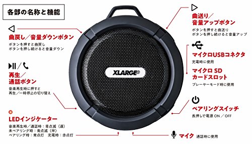 XLARGE Bluetooth スピーカー BOOK 画像 B