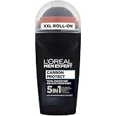 L'Oreal Paris Men Expert Carbon Protect 48 Hour Roll-On, Multi-color, Fresh, 1.69 Oz