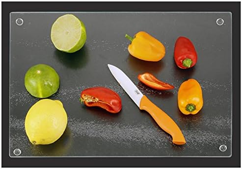 Shatter-Resistant Tempered Glass Cutting Boards - Choose From Two Sizes - Stain and Odor Resistant