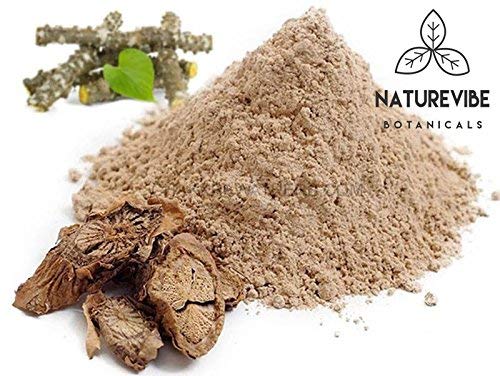 NATUREVIBE BOTANICALS GUDUCHI POWDER (8 OUNCES) – TINOSPORA CORDIFOLIA – 100% PURE & NATURAL [PACKAGING MAY VARY]