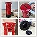 Coin Bank, Cafurty Metal Britain London Street Red Mailbox Piggy Bank Postbox Money Box for Decoration - 7