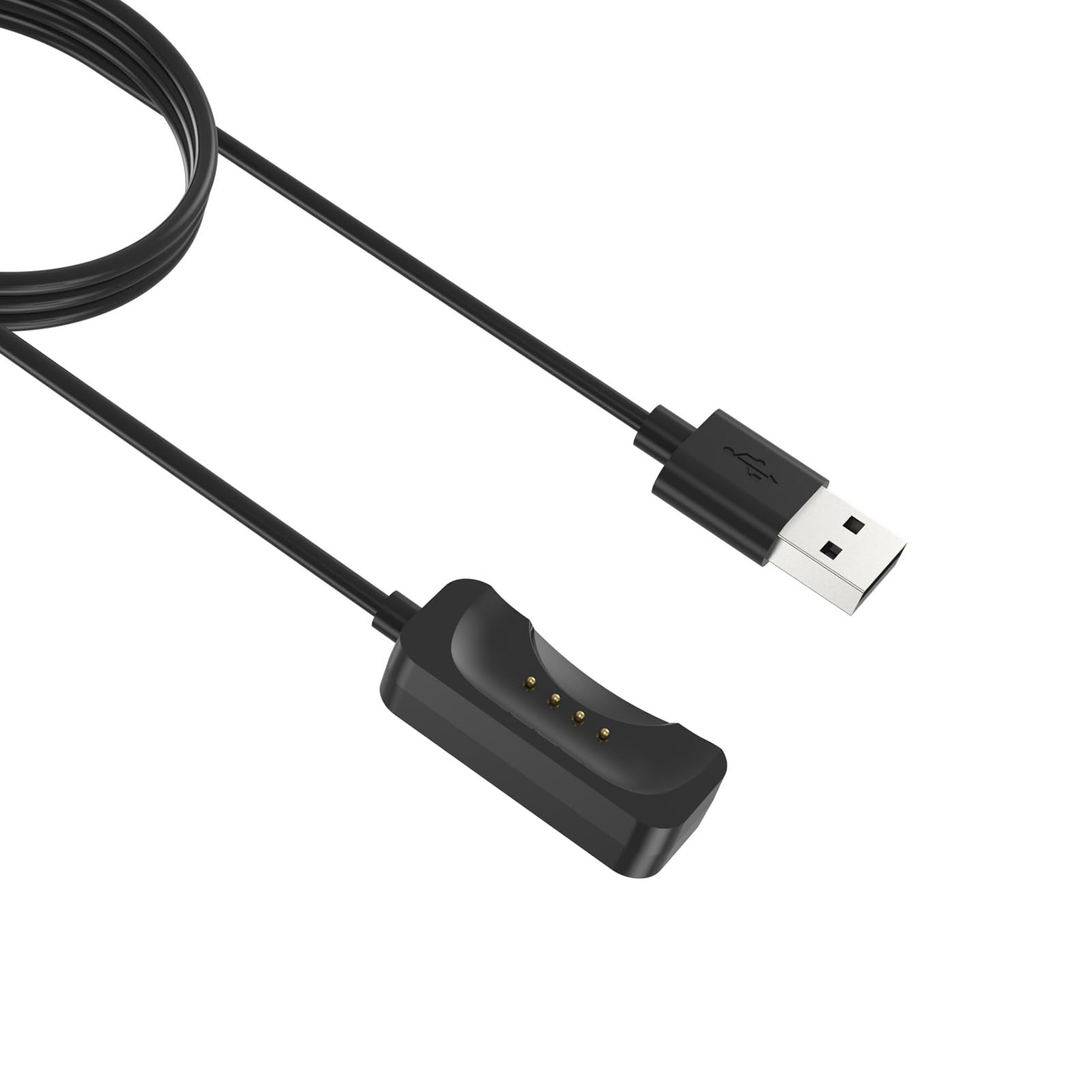 Disscool Replacement Charging Dock Cable Compatible with Oneplus Watch 2, USB Magnetized Cable Charger Stand Protection Smart Watch Accessories(1M/3.3FT, Black)