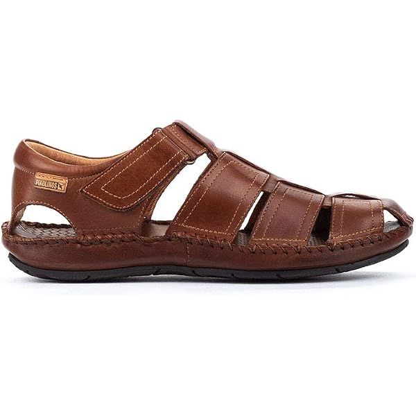 Amazon.com | Mephisto Basile Chestnut Brown Leather Sandals  display picture 3