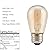 Incandescent and led s14 ST64 string lights